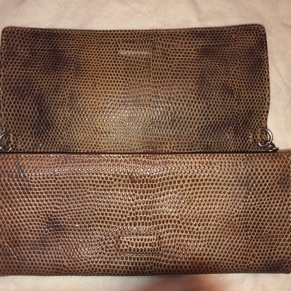 VINTAGE: Ann Taylor Leather Clutch